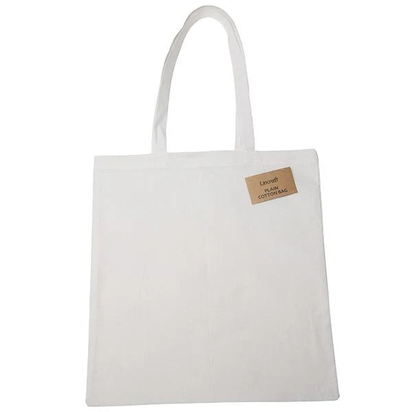 Plain Cotton Shopping Bag - Image 3