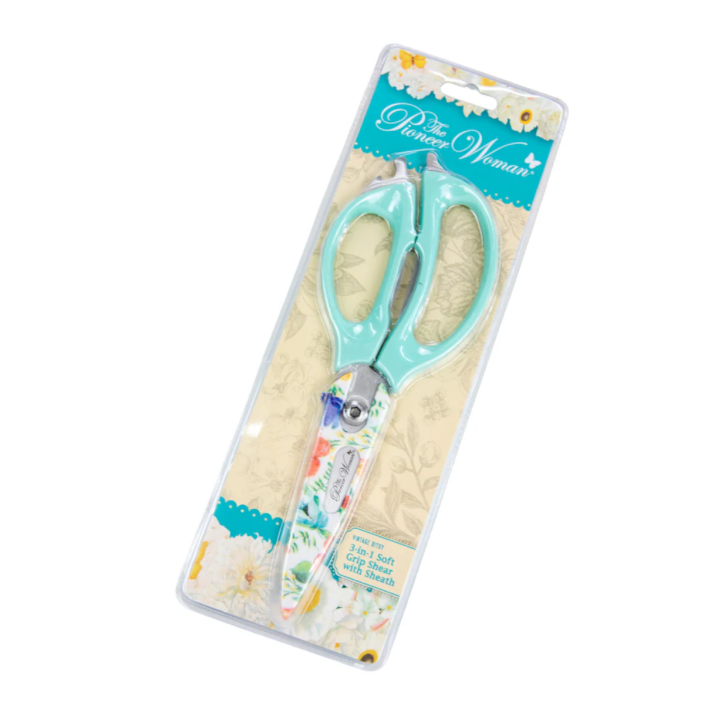 3-in-1 Shears With Sheath Soft Grip - Image 2