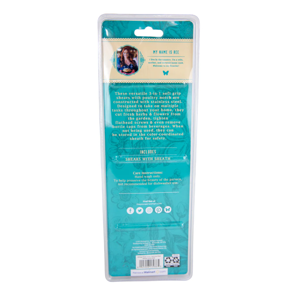 3-in-1 Shears With Sheath Soft Grip - Image 3