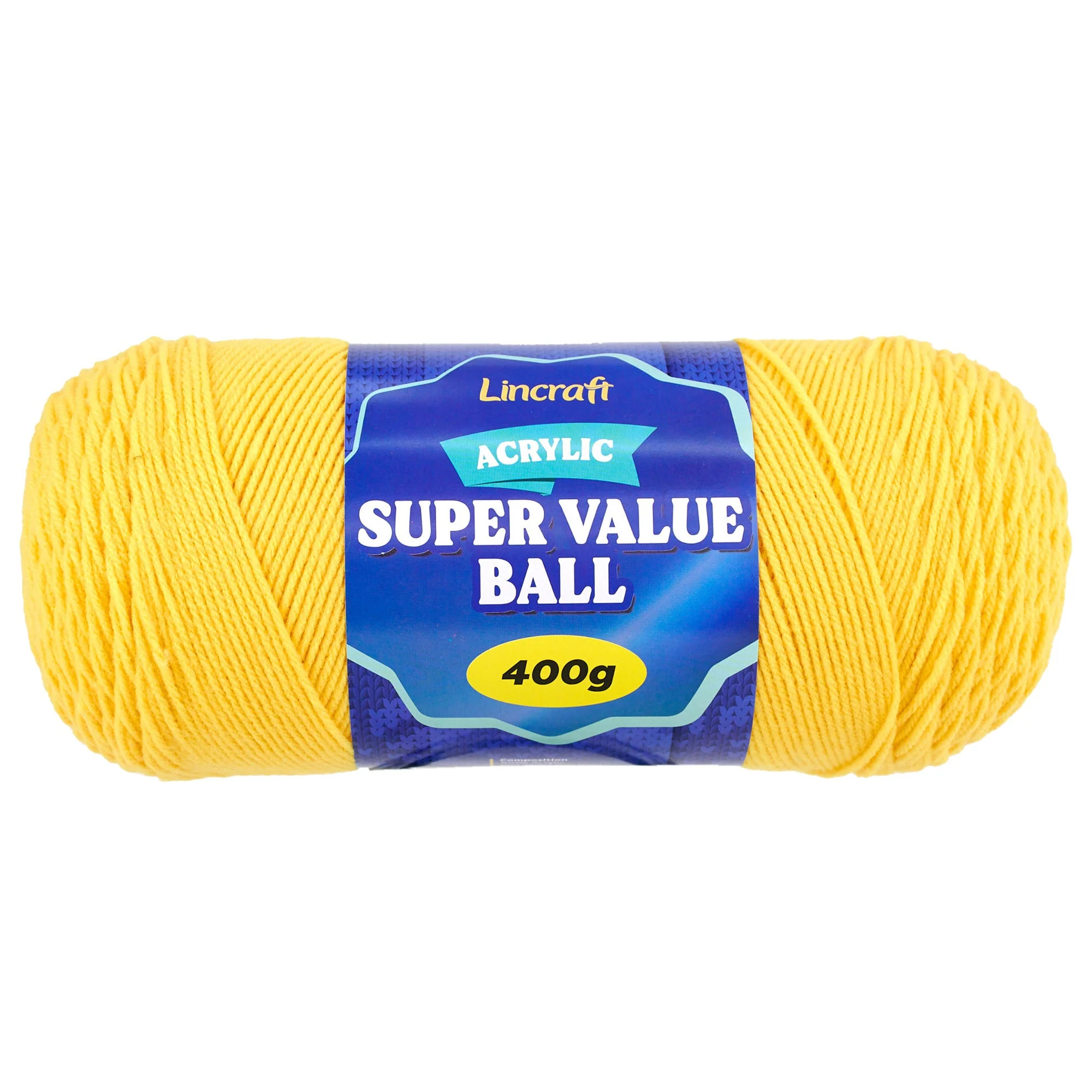 Acrylic Super Value Ball Crochet & Knitting Yarn, 400g Acrylic Yarn - Image 3