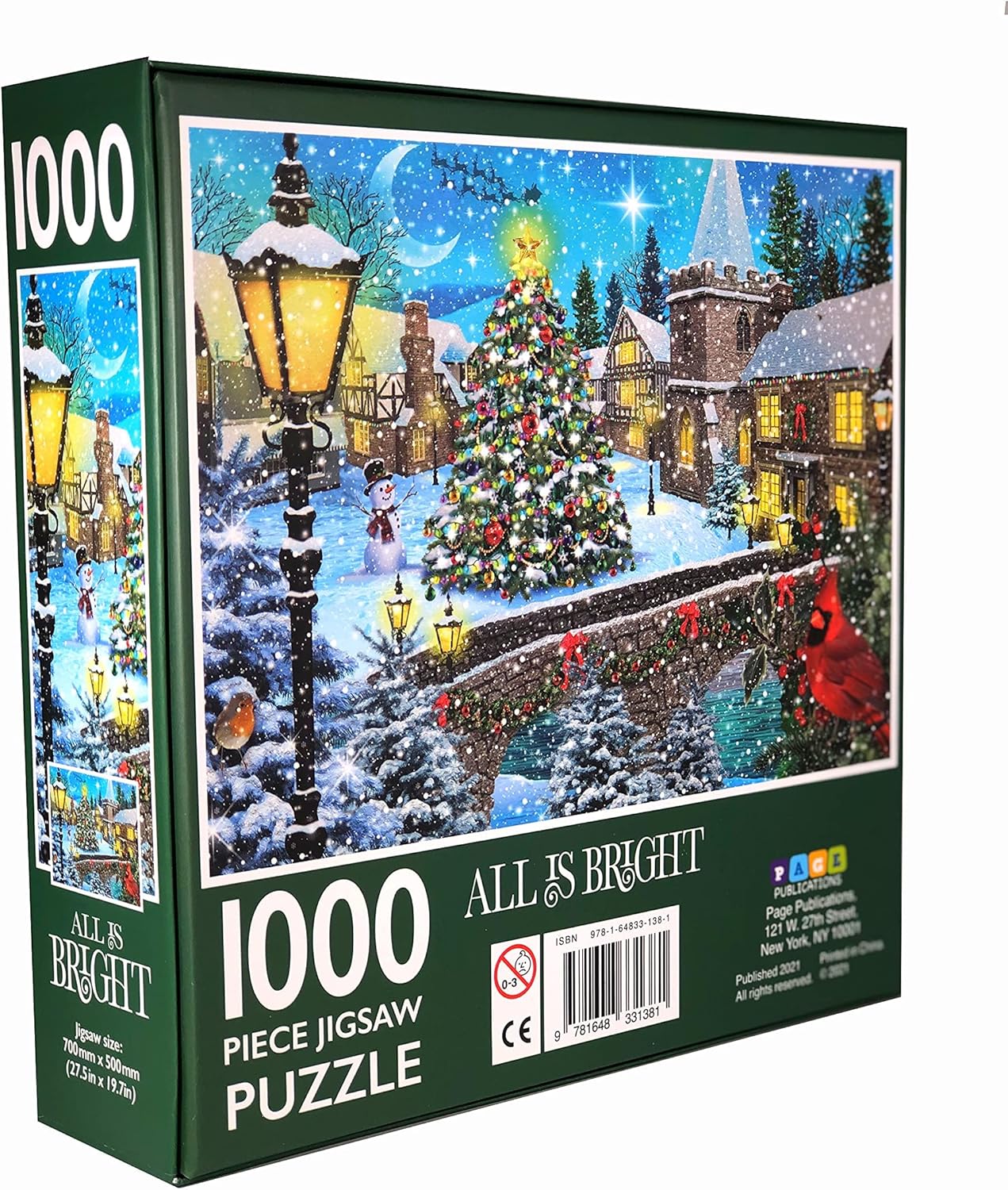 All Is Bright Jigsaw Puzzle, 1000-Piece - Image 3