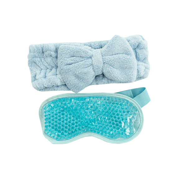 Aqua Peas Eye Mask & Head Band Duo - Image 3