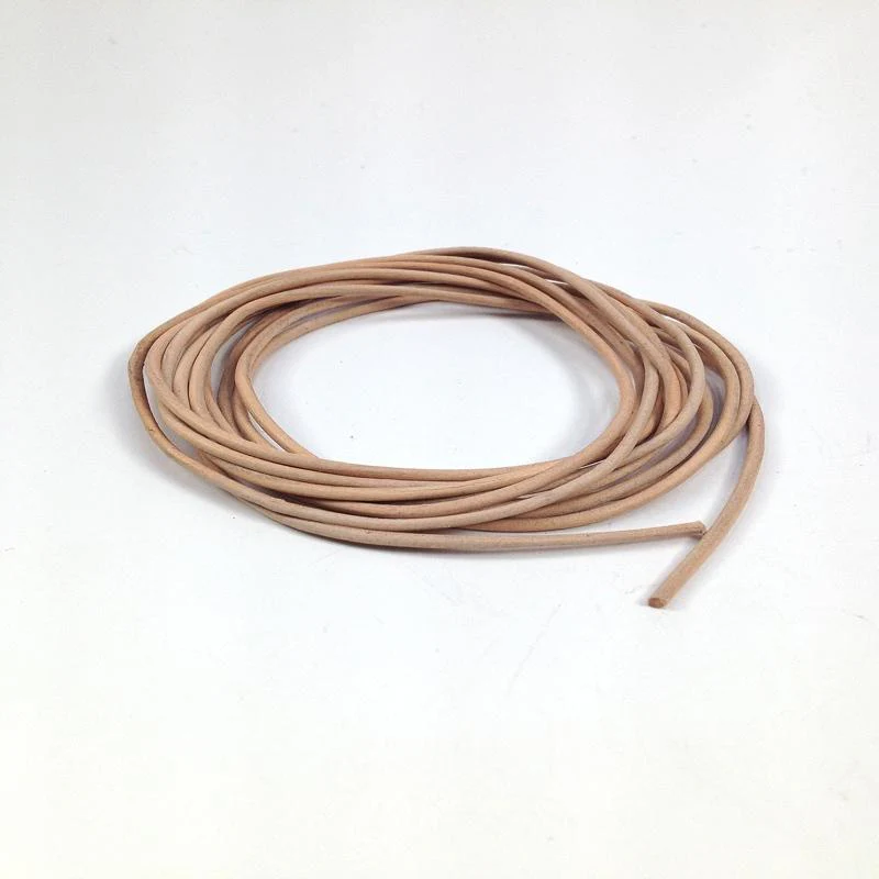 Arbee Leather Thonging, 1.5mm Round Natural- 2m - Image 2