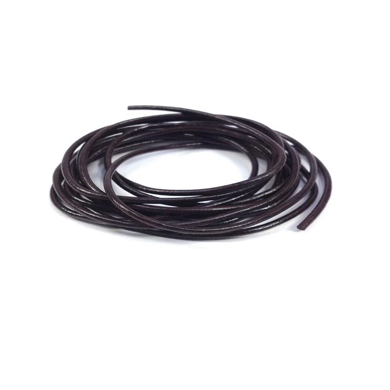Arbee Leather Thonging, 2mm Round Brown- 2m - Image 2