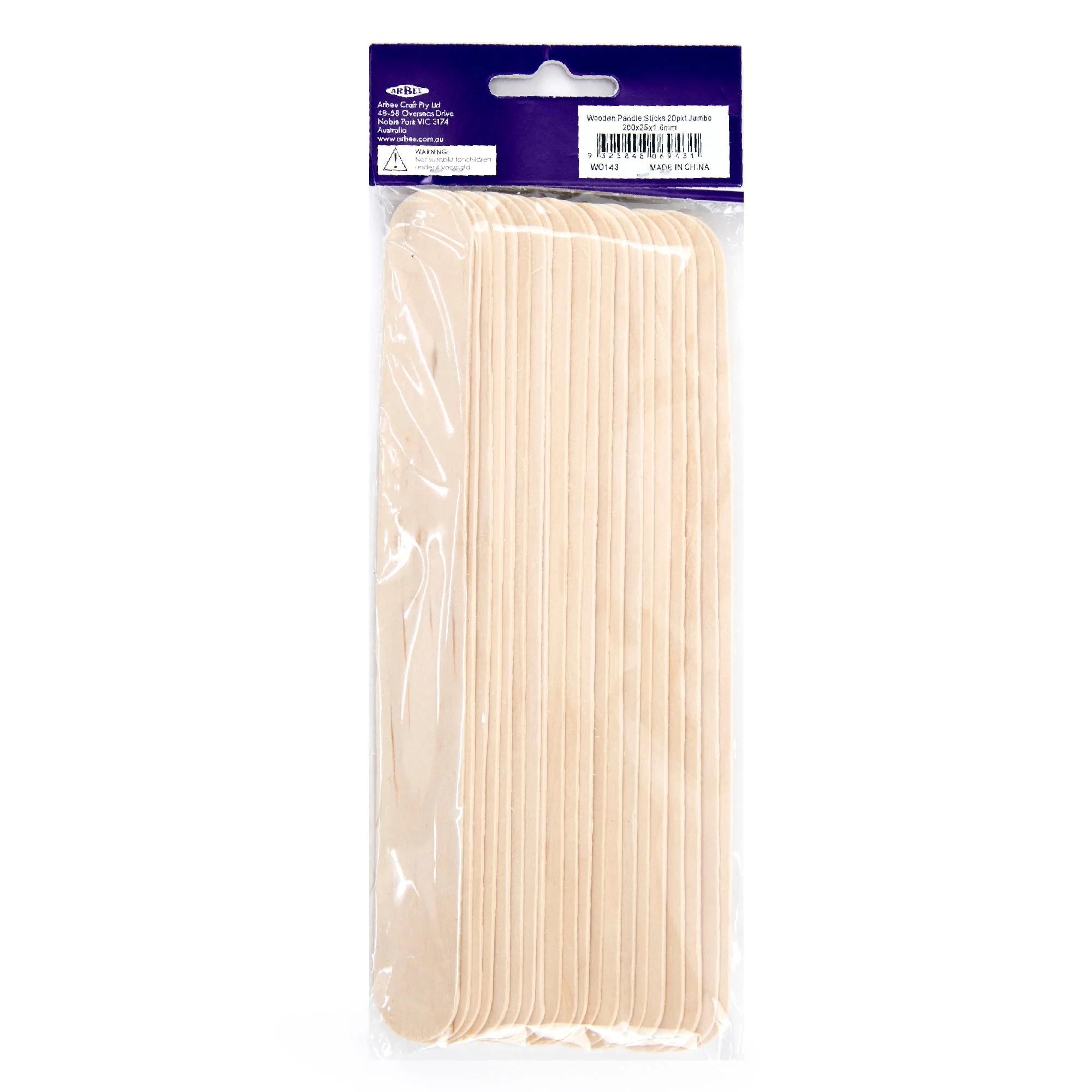 Arbee Paddle Sticks - 20pk - Image 2