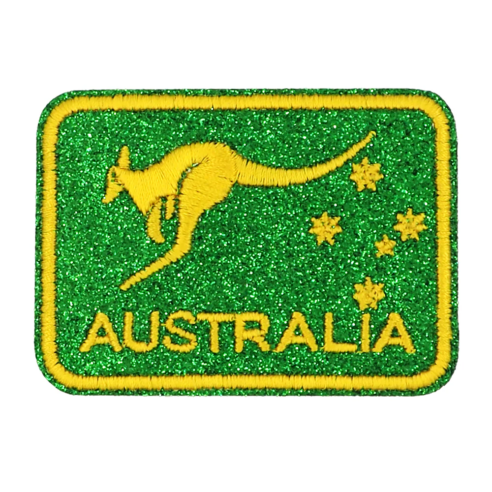 Arbee Crafty Patch, Australia Sport Glitter- 1pc - Image 2