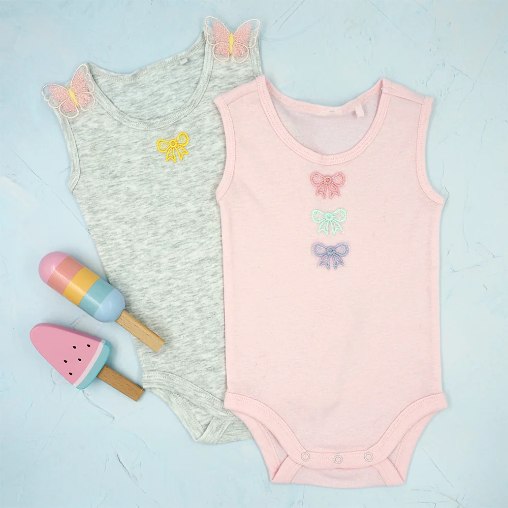 Arbee Crafty Patch, Soft Bows- 2pc - Image 3