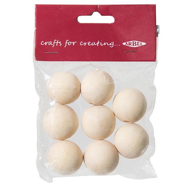 Arbee Wood Beads, Round - Image 4