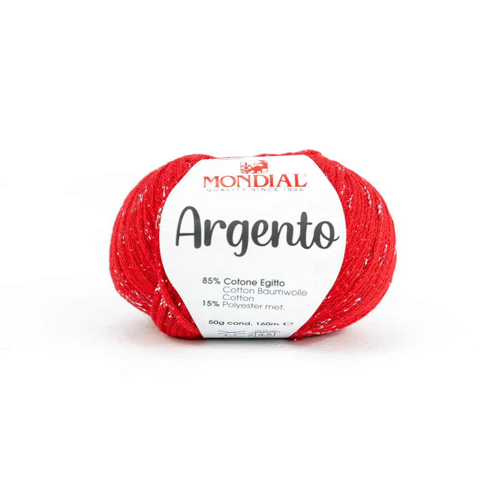 Argento Crochet & Knitting Yarn, 50g Egyptian Cotton Polyester Blend Yarn - Image 12