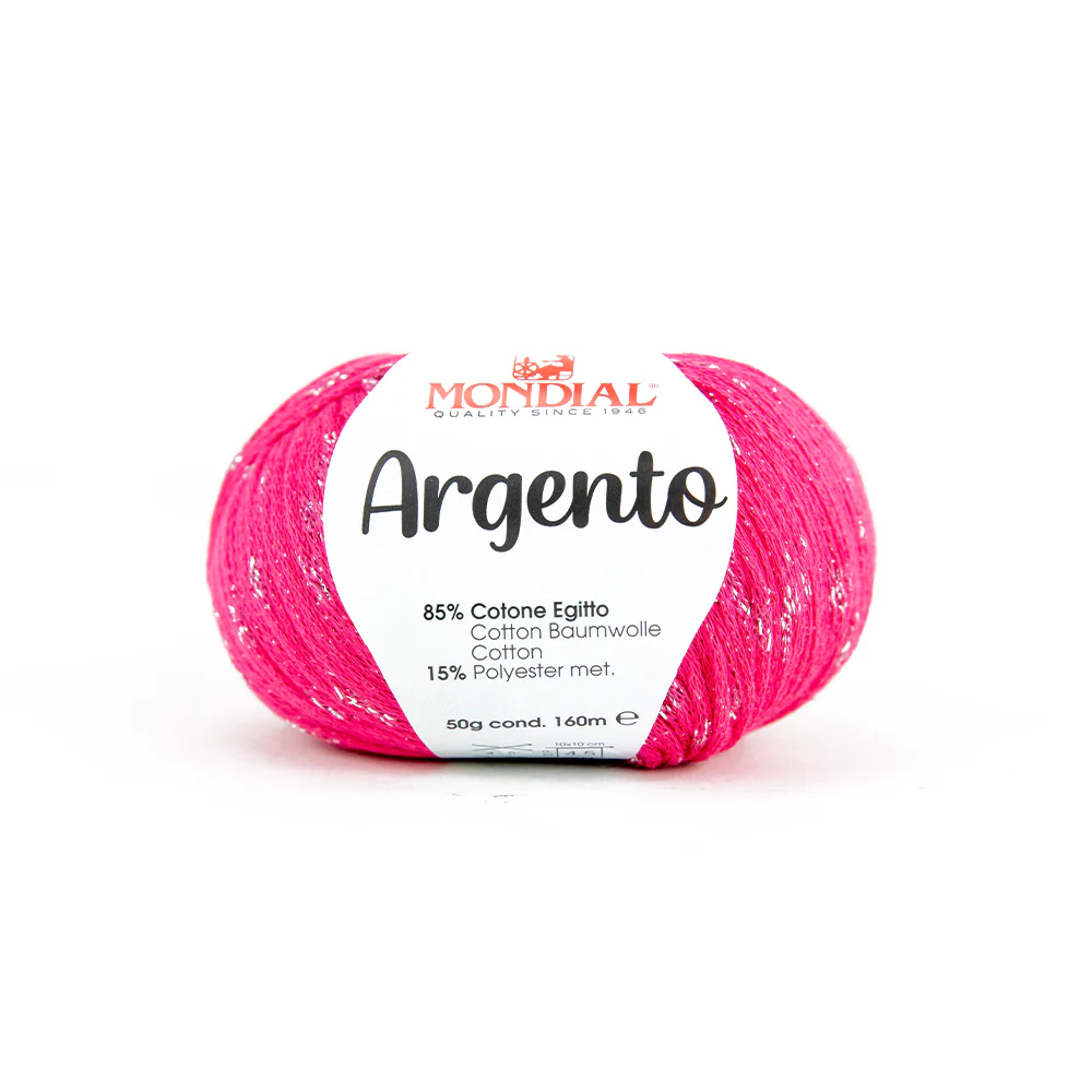 Argento Crochet & Knitting Yarn, 50g Egyptian Cotton Polyester Blend Yarn - Image 13