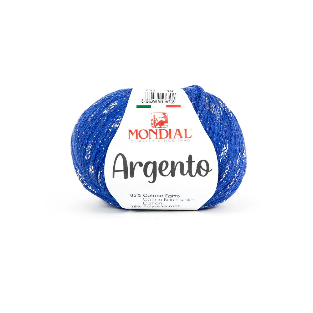 Argento Crochet & Knitting Yarn, 50g Egyptian Cotton Polyester Blend Yarn - Image 6