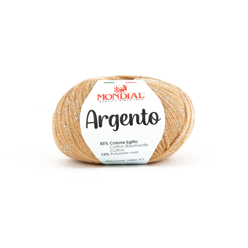 Argento Crochet & Knitting Yarn, 50g Egyptian Cotton Polyester Blend Yarn - Image 9