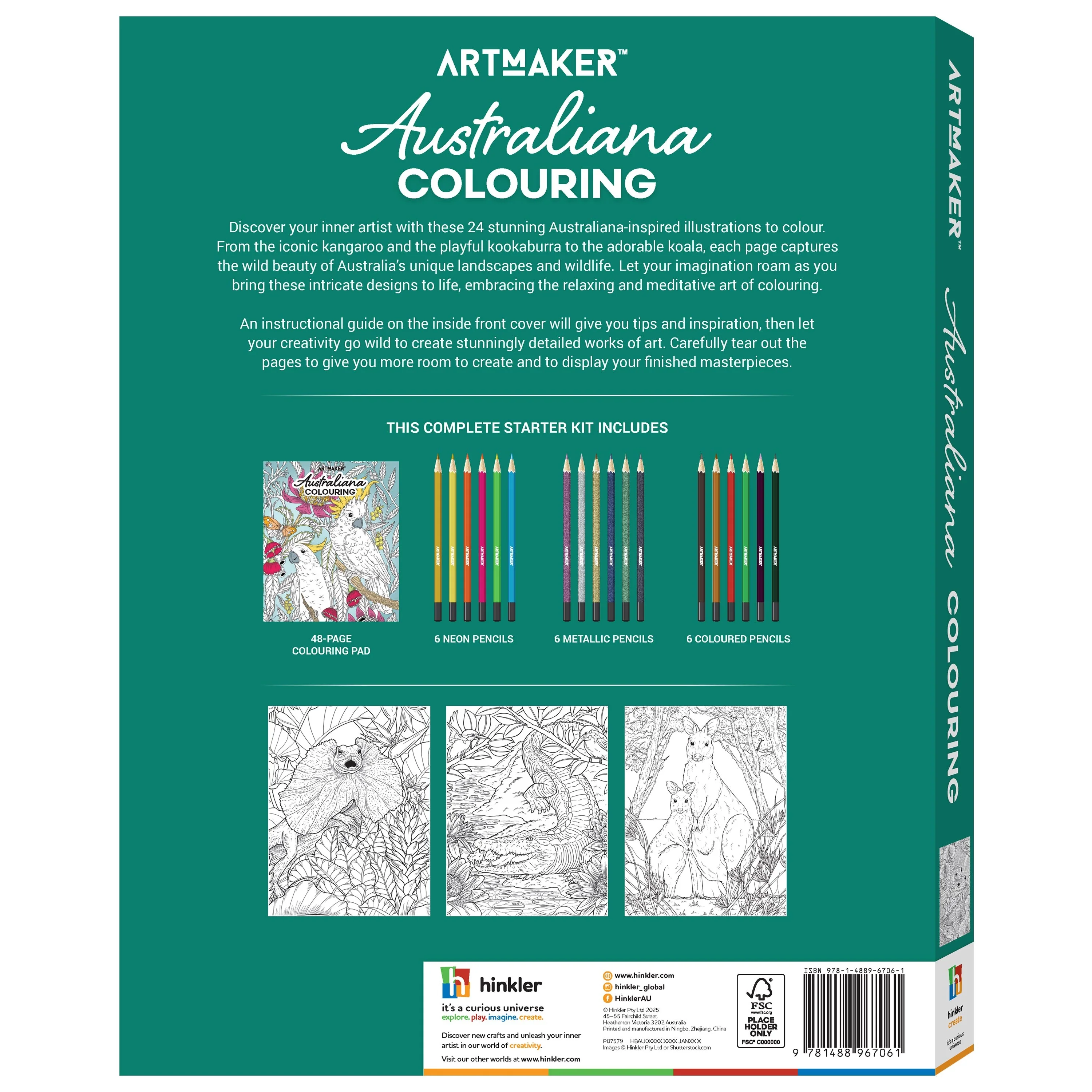 Art Maker Australiana Colouring - Image 4