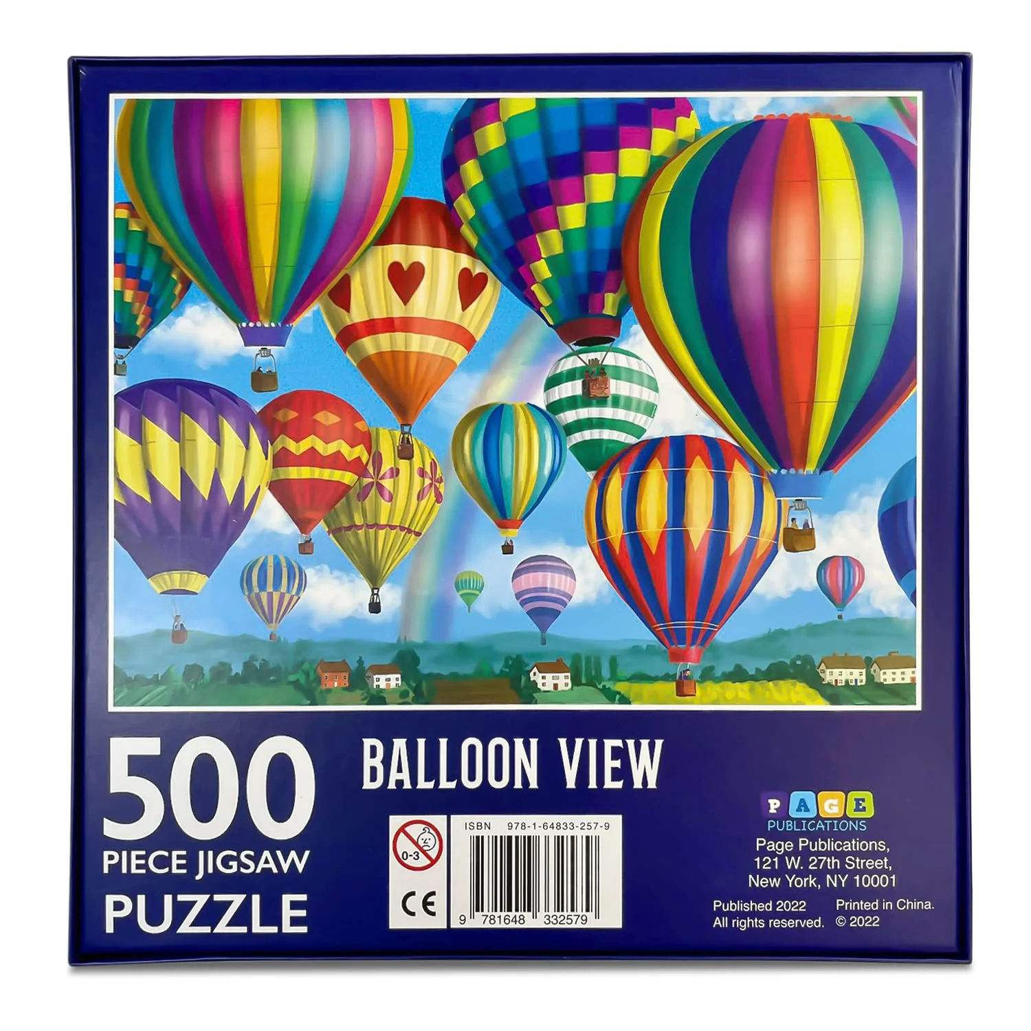 500 Piece Jigsaw Puzzle, Balloon View - Image 3