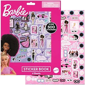 Barbie Sticker Book 6 Sheets- 8x.25x10