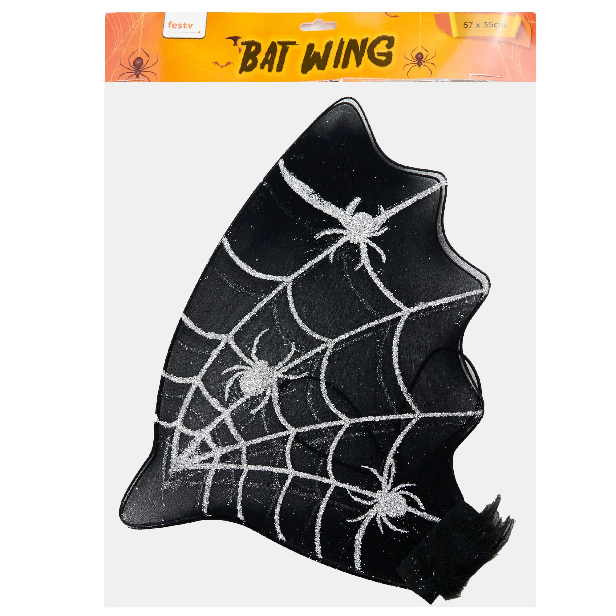 Halloween Bat Wing, Spider Print- 57x35cm - Image 2