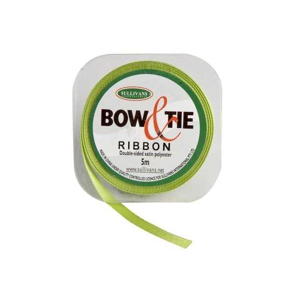 Satin Ribbon, White- 6mm x 5m - Image 10