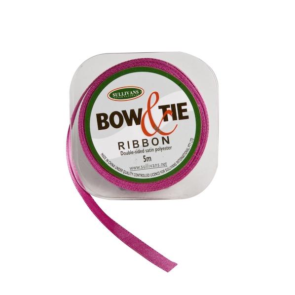 Satin Ribbon, White- 6mm x 5m - Image 5
