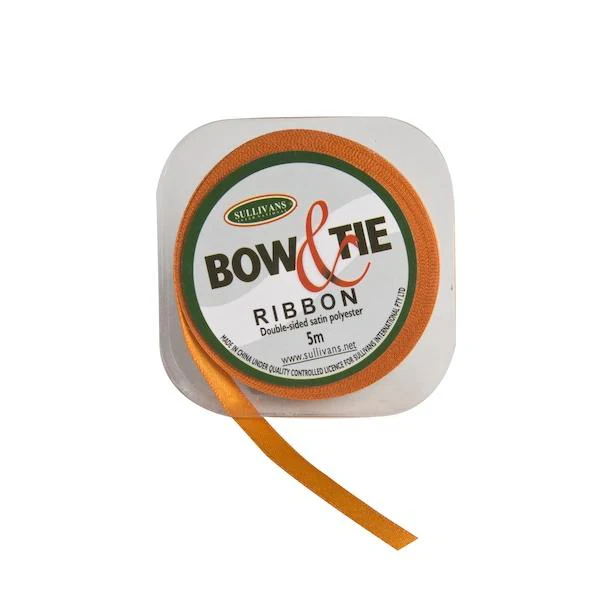 Satin Ribbon, White- 6mm x 5m - Image 8