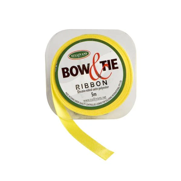 Satin Ribbon, White- 9mm x 5m - Image 19