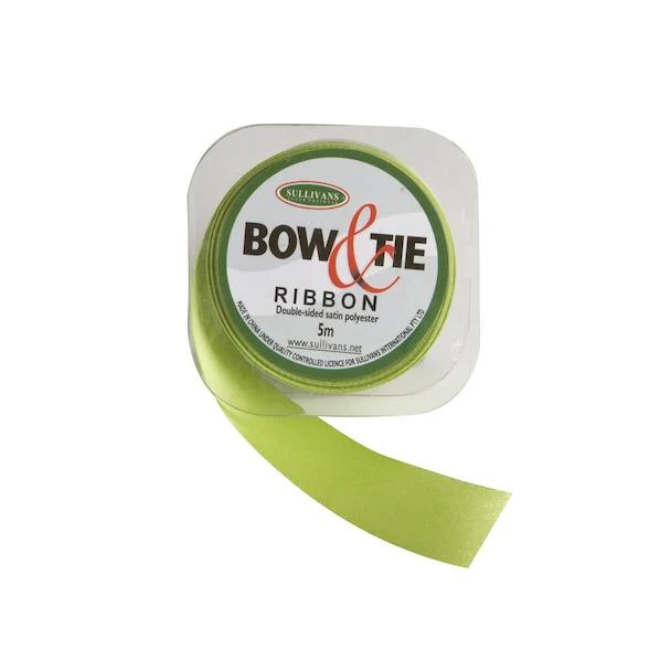 Satin Ribbon, White- 24mm x 5m - Image 11