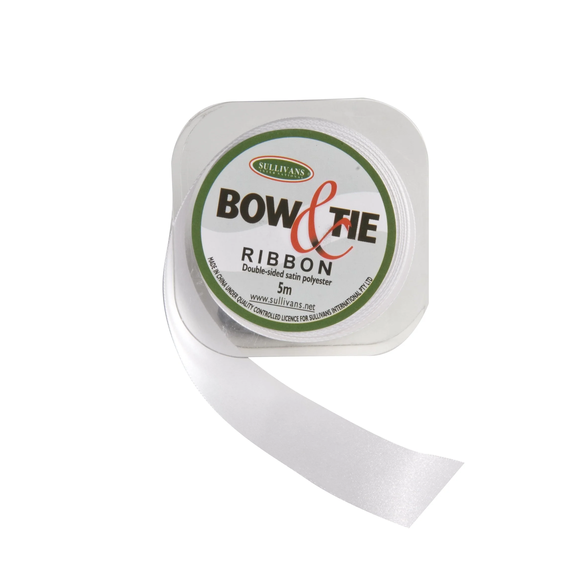 Satin Ribbon, White- 24mm x 5m - Image 18