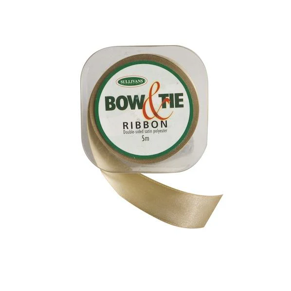 Satin Ribbon, White- 24mm x 5m - Image 2