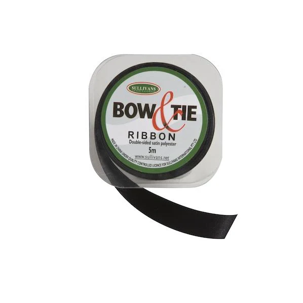 Satin Ribbon, White- 24mm x 5m - Image 3
