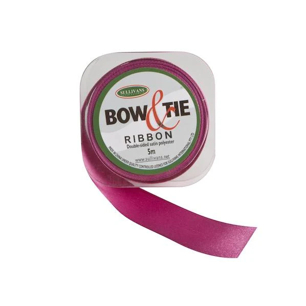 Satin Ribbon, White- 24mm x 5m - Image 7