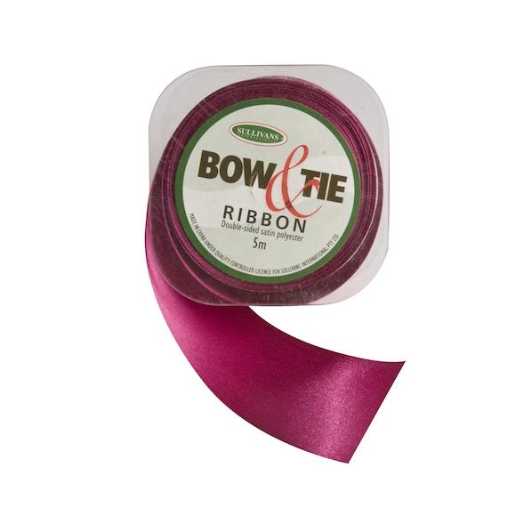 Satin Ribbon, White- 36mm x 5m - Image 6