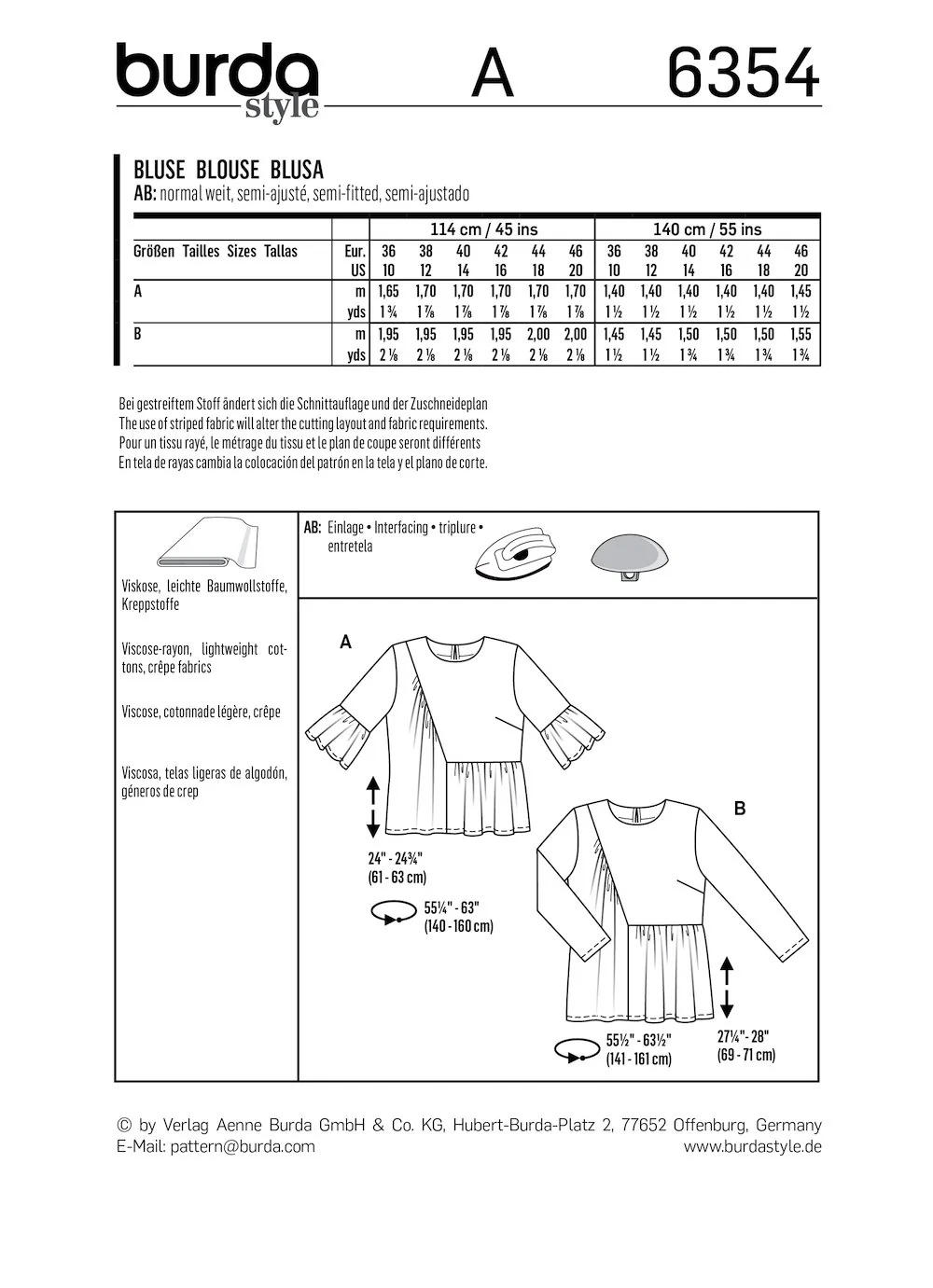 Burda Pattern B6354 (10-20) - Image 5