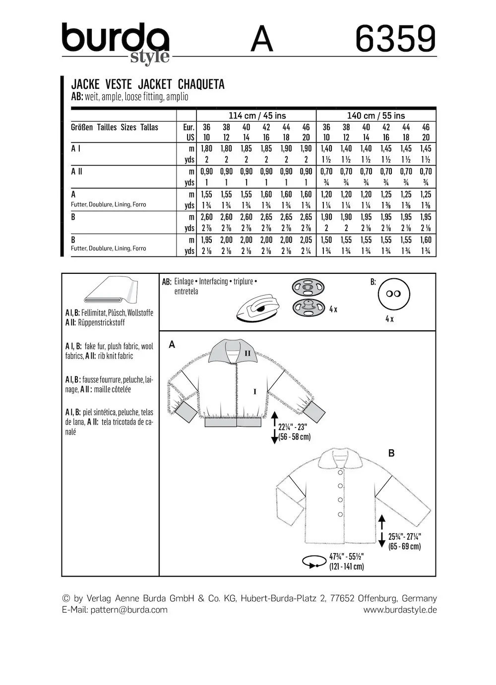 Burda Pattern B6359 (10-20) - Image 5