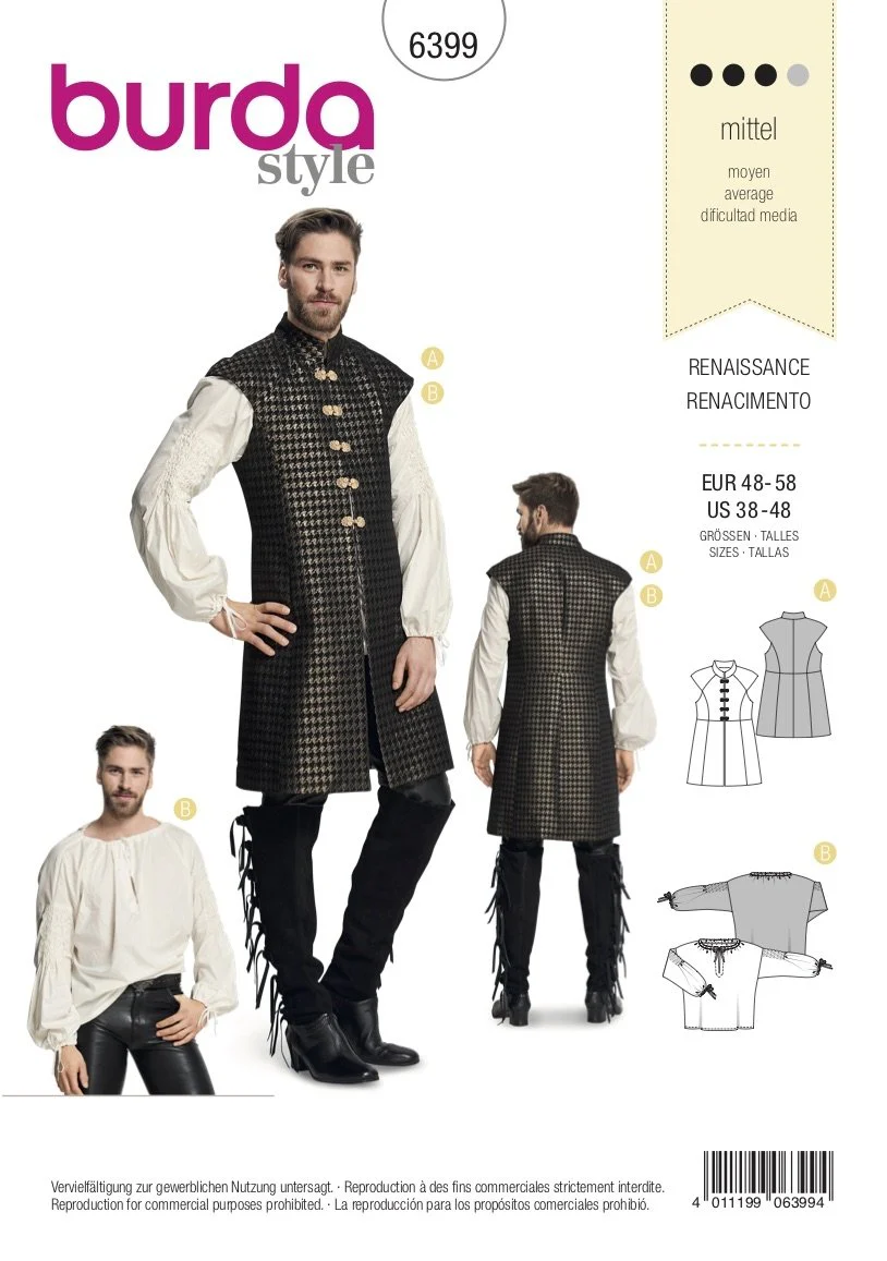 Burda Pattern B6399 (38-48)