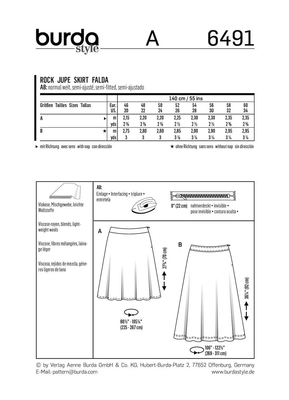 Burda Pattern 6491 (20-34) - Image 4