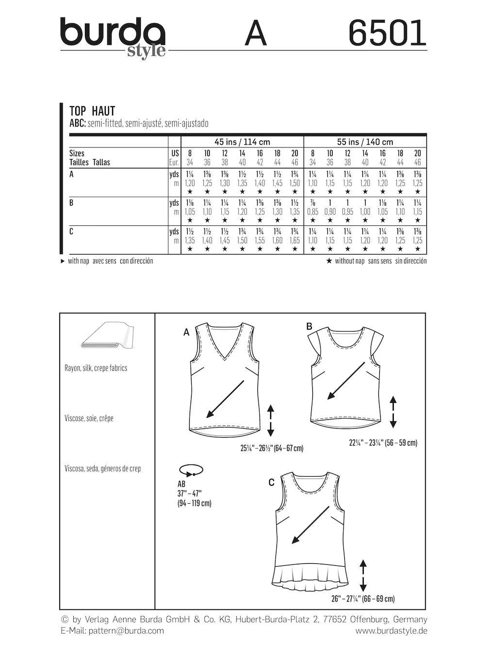 Burda Pattern 6501 (8-20) - Image 6