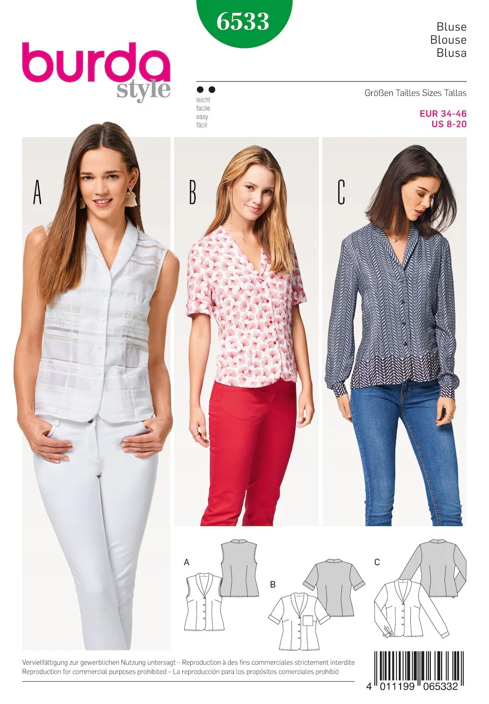 Burda Pattern 6533 (8-20)