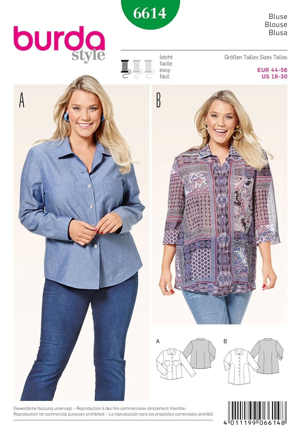 Burda Pattern 6614 (18-30)