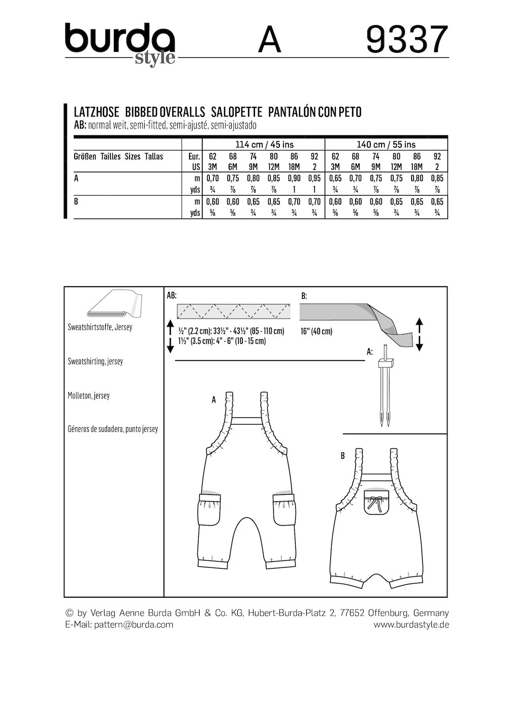 Burda Pattern 9337 (3M-2M) - Image 5
