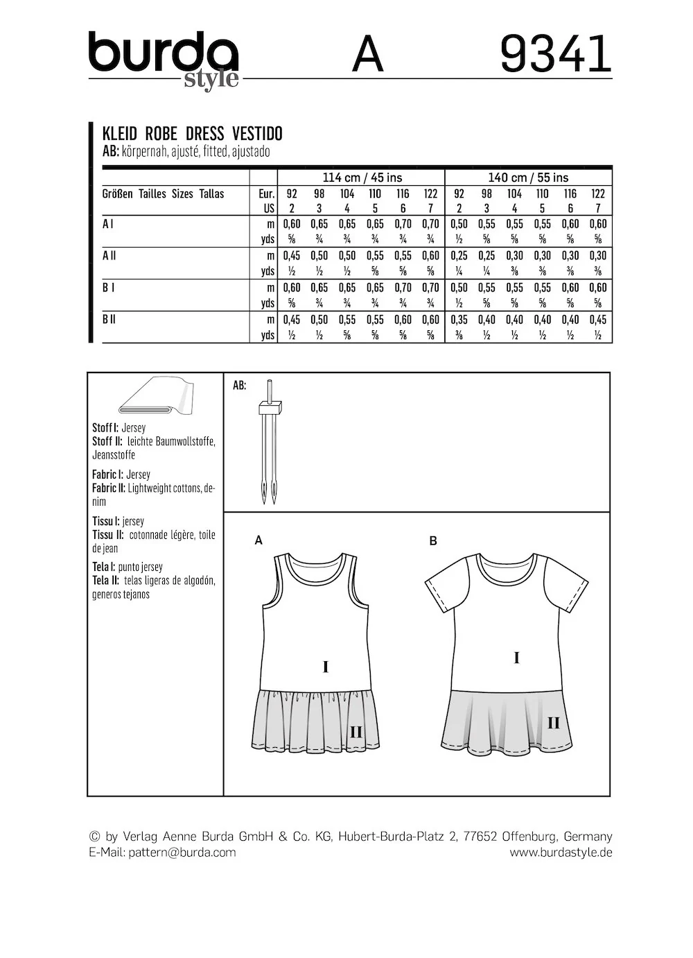 Burda Pattern 9341 (2-7) - Image 5