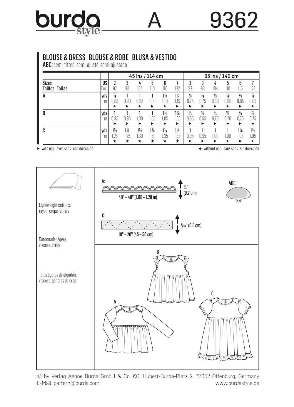 Burda Pattern 9362 (2-7) - Image 6