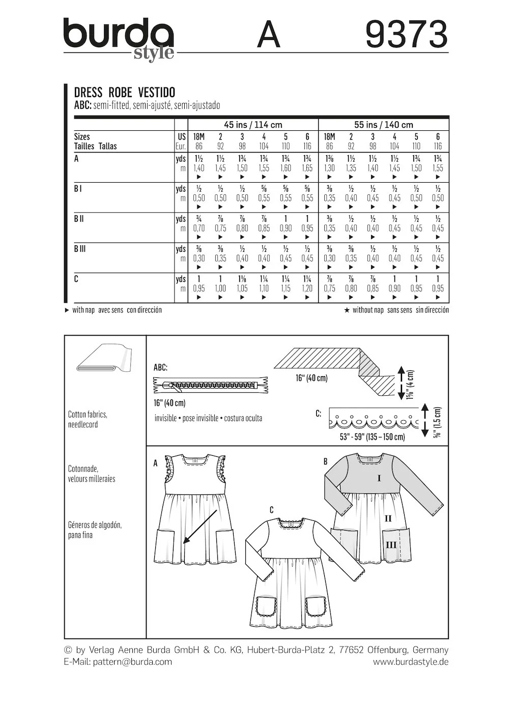 Burda Pattern 9373 (18M-6M) - Image 6