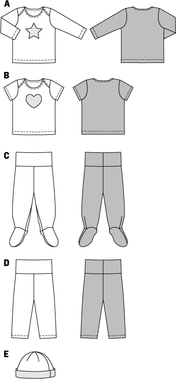 Burda Pattern 9423 (1M-12M) - Image 2