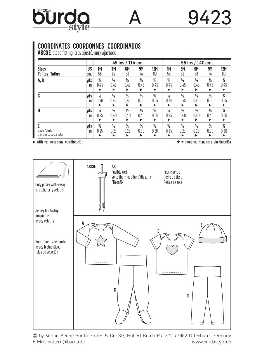 Burda Pattern 9423 (1M-12M) - Image 9