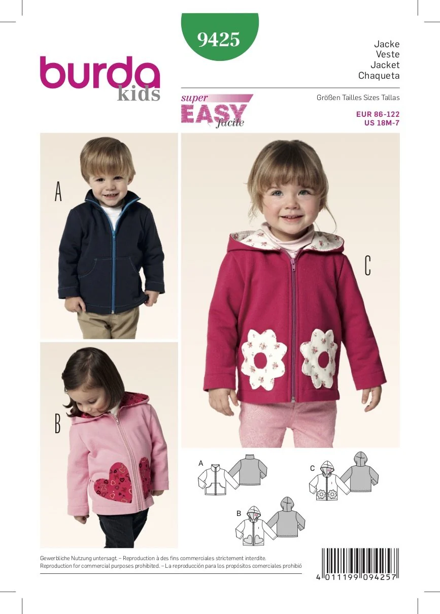Burda Pattern 9425 (18M-7Yr) - Image 6