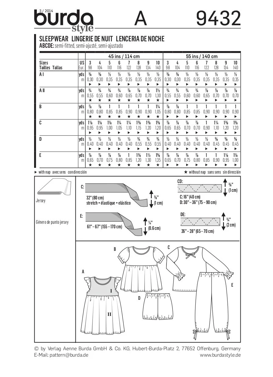 Burda Pattern 9432 (3-10) - Image 3