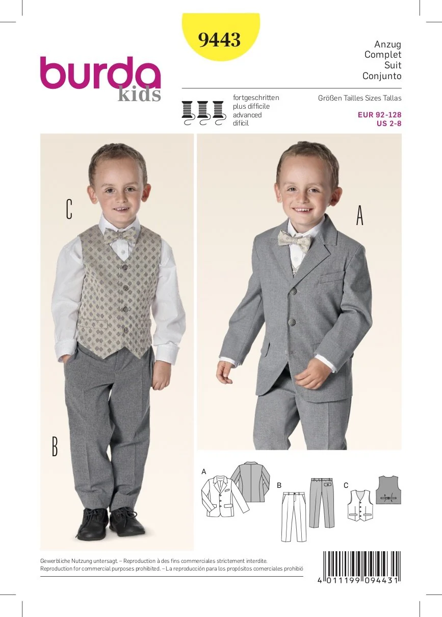 Burda Pattern 9443 (2-8)