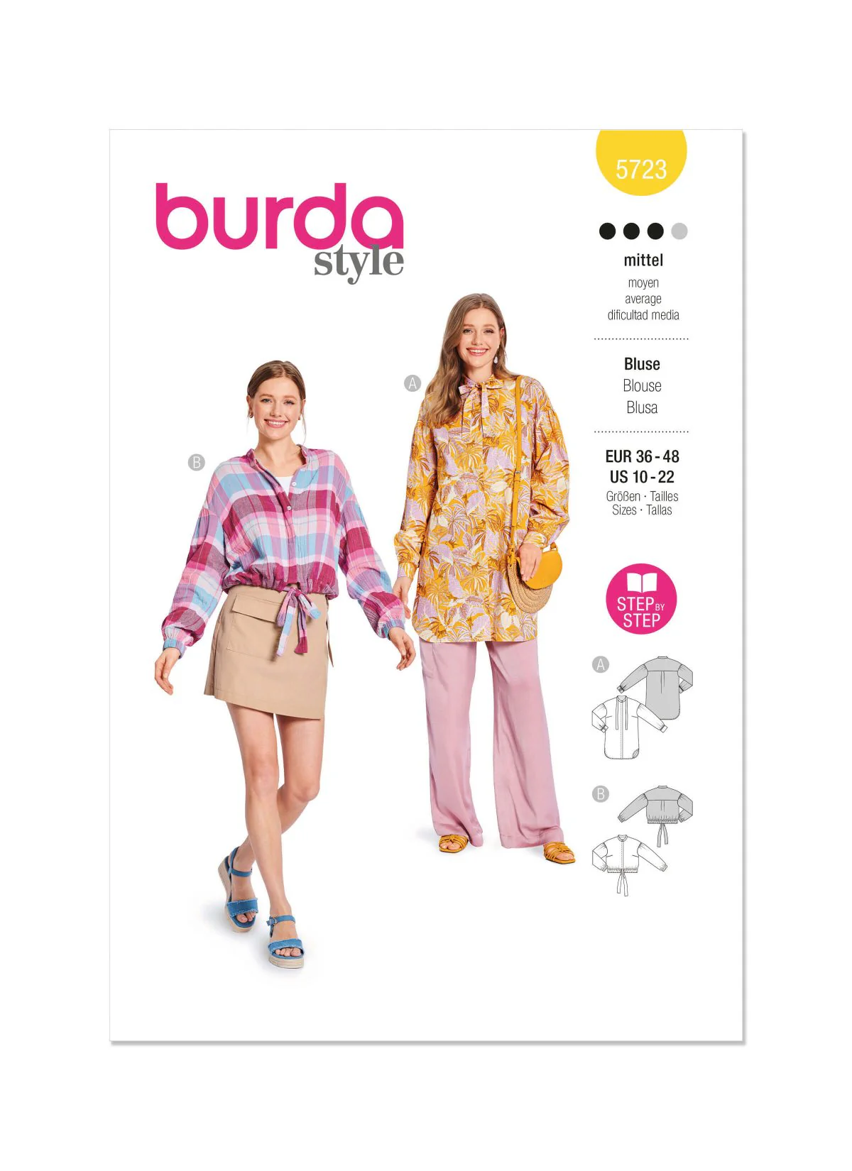 Burda Pattern 5723 Misses' Top Vest
