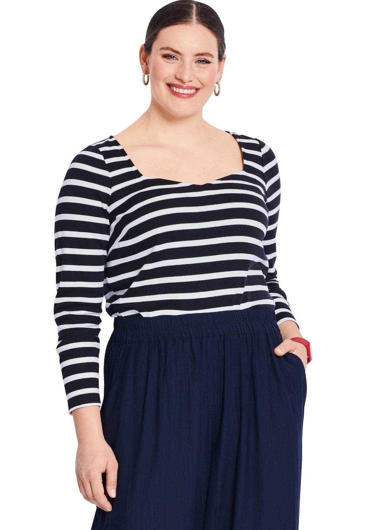 Burda Pattern 5731 Misses' T-Shirt - Image 6