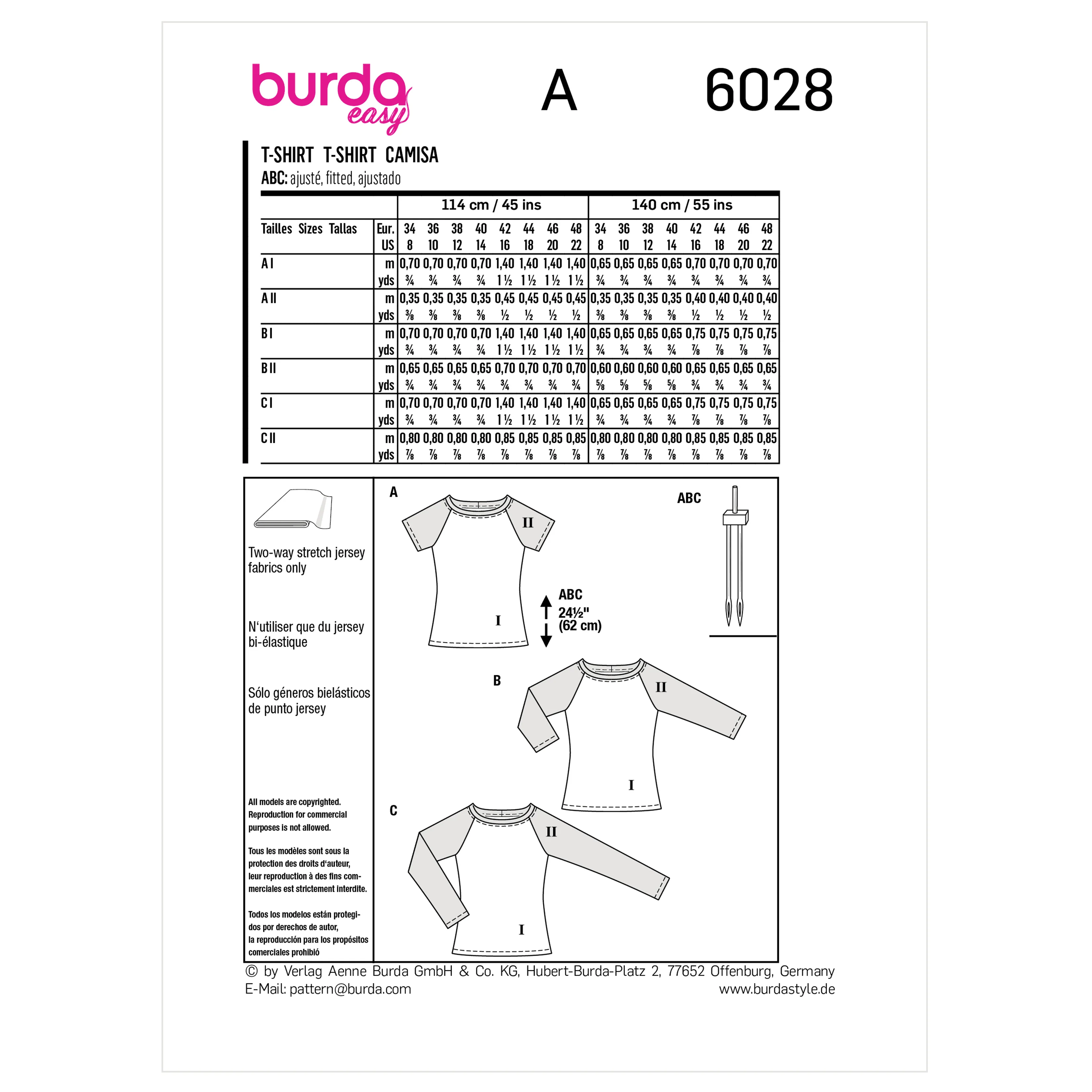 Burda Pattern 6028 Misses' Top/Vest - Image 12