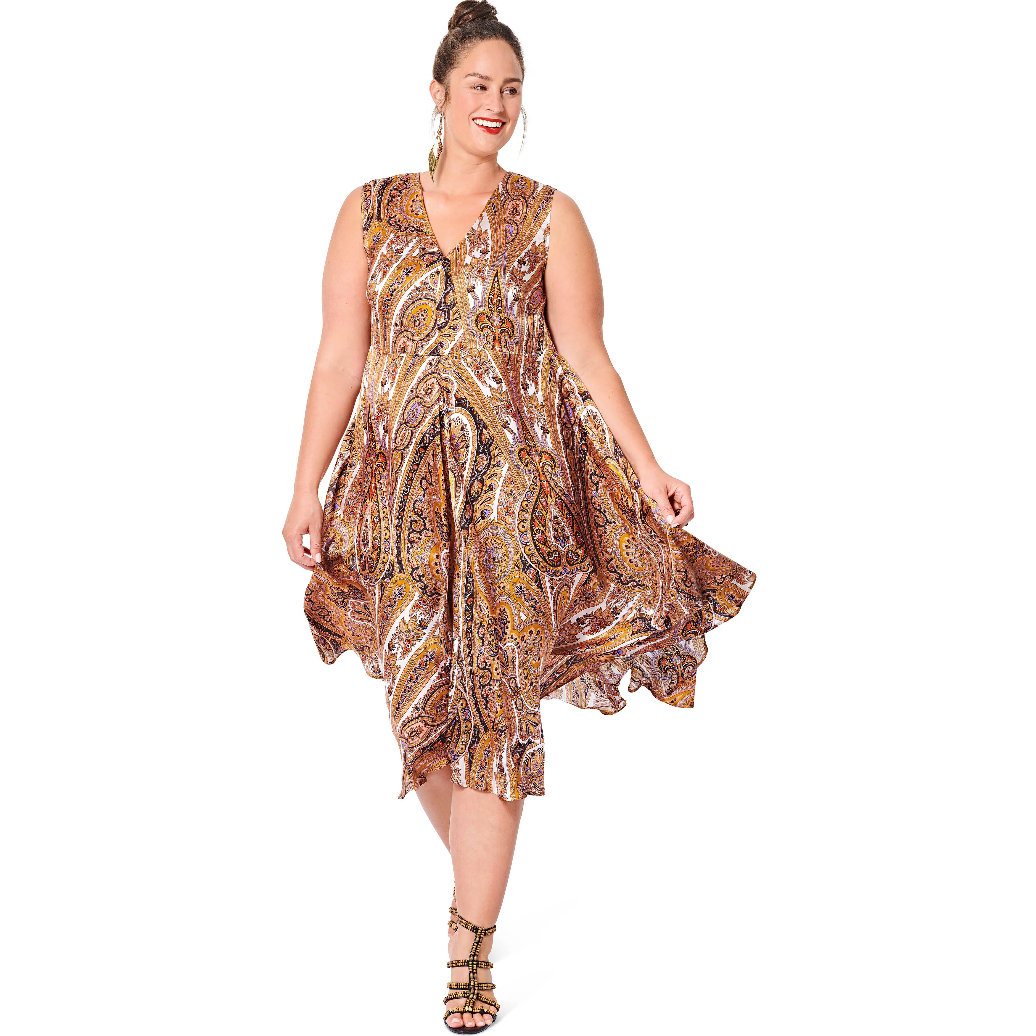 Burda Pattern 6036 Plus Size Dress - Image 2